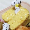 ゆけり３兄弟's cooksnap of when they made 卵１個でもふっくら♡　巻かない厚焼き玉子.