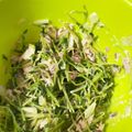 リン012's cooksnap of when they made 豆苗とみょうが・ツナの柚子胡椒和えサラダ.