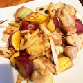 クックUXM7QJ☆'s cooksnap of when they made さつま芋と蓮根と鶏肉の照り焼きバタぽん.