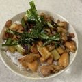 クック81NK9U☆'s cooksnap of when they made 簡単にお店の味！香ばしだれのねぎま焼鳥丼.