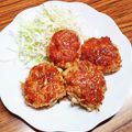 ☆魔矢☆'s cooksnap of when they made 鶏ひき肉とえのきの甘辛つくね.