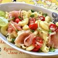 お料理ニャロメ's cooksnap of when they made 生ハム・トマト・コーンのマカロニサラダ♪.