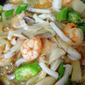 ｾﾆｮ〜ﾙ☆'s cooksnap of when they made いかとエビと野菜のあっさり塩炒め.