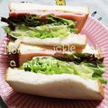 ひトみ's cooksnap of when they made レタスとハムとチーズのサンドイッチ.