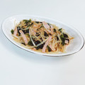 yukakobi☆'s cooksnap of when they made もやしワカメ細切りハムの中華キムチ和え★.