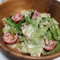 fu♪♪'s cooksnap of when they made レタスときゅうりコーンのマヨコチュサラダ.