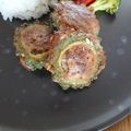 melmarilyn's cooksnap of when they made 簡単ヘルシー♪ゴーヤの肉詰め.