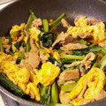 クックR4GVBH☆'s cooksnap of when they made 卵と小松菜の中華風炒め.
