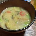 ｎｉｋｏ☆'s cooksnap of when they made ナスとトマトの「夏！お味噌汁」.