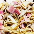 ▼△▼△▼△▼△▼△'s cooksnap of when they made 和風～♥きのこのバター醤油パスタ♥.