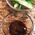saki1010's cooksnap of when they made オクラ茹でて…♡旨旨タレで召し上がれ♬.