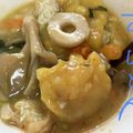 松吉爺's cooksnap of when they made かぼちゃすいとんの味噌汁.