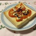 yesmama's cooksnap of when they made クリチとトマトの塩昆布トースト.