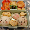 れおいち's cooksnap of when they made だるまうさぎ弁当☆ちいかわキャラ弁.