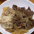 ☆ごはんできた☆'s cooksnap of when they made 肉豆腐.