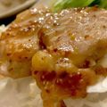 MULA's cooksnap of when they made 豚ランプ肉のハニーマスタードソテー.