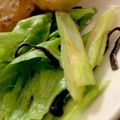 MULA's cooksnap of when they made レタスとセロリの塩こんぶナムル.