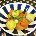 龍青空ママ's cooksnap of when they made 大根と鶏団子の優しい煮物.