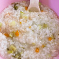 ☆ママ★'s cooksnap of when they made 炊飯器で簡単離乳食☆ささみと野菜のおかゆ.