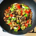 ☆kunchan☆'s cooksnap of when they made ナスとピーマンの豚バラ味噌炒め.