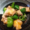 moeoke's cooksnap of when they made ☆簡単♪ピーマンと鶏肉の照り焼き炒め☆.