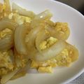 ★☆barbie★☆'s cooksnap of when they made 材料２つ簡単副菜☆玉ねぎと卵の油炒め♡.