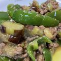 半熟王子's cooksnap of when they made 鶏ミンチとナスとピーマンの味噌炒め♪.