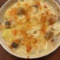 happyelle's cooksnap of when they made じゃがいもと鮭のグラタン.