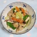 mmameco's cooksnap of when they made 我が家の八宝菜（中華丼）*　.