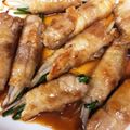 satoyuharu's cooksnap of when they made にらもやしの豚肉巻き.