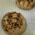 ハーブだいすき's cooksnap of when they made ベリーとナッツ、クリチの全粒粉ハードパン.
