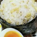ゆけり３兄弟's cooksnap of when they made 天かすと麺つゆで作るたぬきおにぎり.