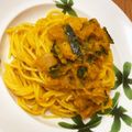 Ｎよんよん's cooksnap of when they made 簡単〜☆かぼちゃとウインナーのパスタ.