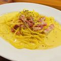 クックRIGM04☆'s cooksnap of when they made プチ贅沢生クリーム＆全卵濃厚カルボナーラ.