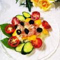 ♪としクック♪'s cooksnap of when they made 生ハムと玉ねぎとオリーブのサラダ.