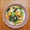 コムギ大好き's cooksnap of when they made むね肉と小松菜のナムル★.