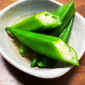 kinniko's cooksnap of when they made 簡単♪おくらの白だし漬け.
