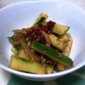 赤毛のあんこ's cooksnap of when they made きゅうりとザーサイ★ピリ辛和え物.