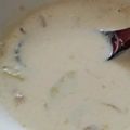ヨシヨッシー's cooksnap of when they made キャベツ、ベーコン、きのこのミルクスープ.