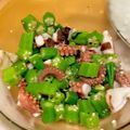 クックUR1SUQ☆'s cooksnap of when they made オッサンのタコ＆オクラ酢の物.
