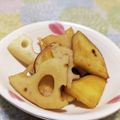 うーれい's cooksnap of when they made さつま芋とレンコンのきんぴら。.