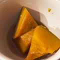 ビビ♡'s cooksnap of when they made レンジでかぼちゃの煮物.
