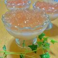chicch1's cooksnap of when they made ☆ゴロゴロ果肉入り☆桃のカルピスゼリー.