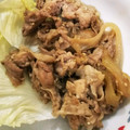 クックYrie☆'s cooksnap of when they made 簡単☆豚バラ肉と玉ねぎのしょうが焼き.