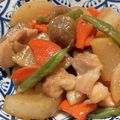 クックM6DK2O☆'s cooksnap of when they made フライパンで鶏モモと大根の甘辛煮.