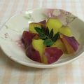 umemodoki's cooksnap of when they made 甘じょっぱ~白だしdeさつまいも煮.