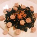 私市ビッキーズ津門巳's cooksnap of when they made わかめなめ茸桜えびはんぺんオープンサンド.