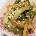 ゆけり３兄弟's cooksnap of when they made にんじんとピーマンとちくわのきんぴら.