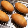 りりこ☆彡's cooksnap of when they made 30分で！？不思議パンの全粒粉コッペパン.