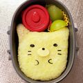 Chaaa_room's cooksnap of when they made キャラ弁☆すみっコぐらし　ねこ.